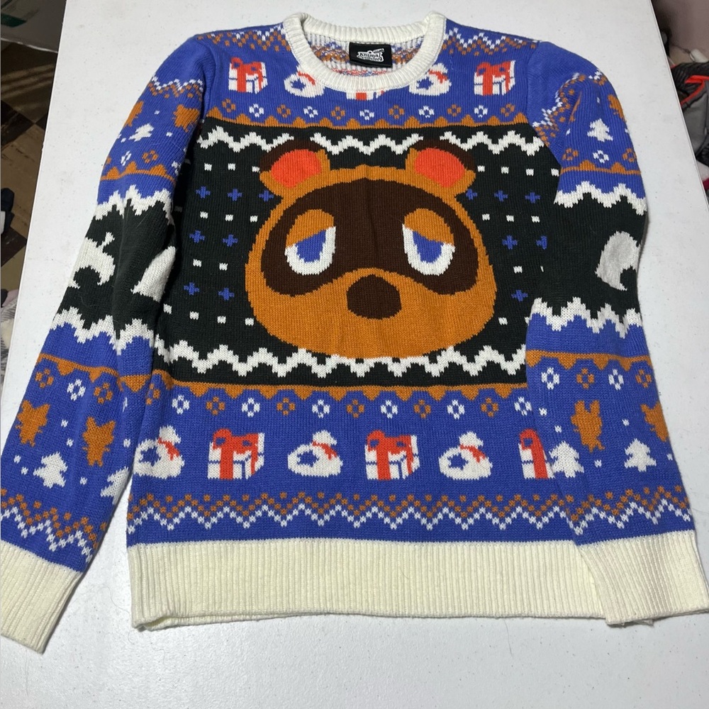 Nintendo Animal Crossing Tom Nook Sweater
